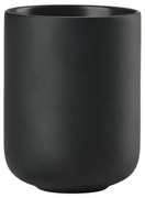 Suport pentru periuța de dinți negru din gresie ceramică Sensu – Zone