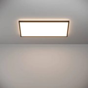 Plafonieră LED RGBW dimabilă de exterior Eglo 901469 ROVITO-Z 17,2W/230V 30x57 cm IP44 negru