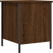 vidaXL Bancă de depozitare, stejar maro, 40x42,5x50 cm, lemn prelucrat