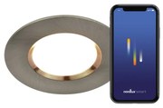 Spot incastrabil LED CCT, IP65 Don Smart nickel