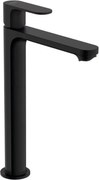 Baterie lavoar inalta Hansgrohe Rebris S 240 negru mat cu ventil Pop-Up