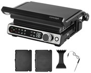 Concept ge3500 - Grătar contact cu sondă temperatură 2000W/230V negru