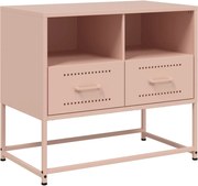vidaXL Dulap TV, roz, 68x39x60,5 cm, oțel
