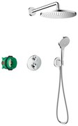 Sistem de dus incastrat Hansgrohe Croma 280 Ecostat S crom lucios