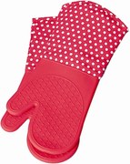 Mănuși de bucătărie din silicon - 2 bucăți în set, WENKO, roșu