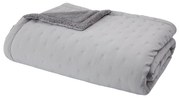 Cuvertură gri matlasată din sherpa 220x230 cm Cosy Nori – Catherine Lansfield