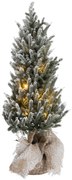 Brad Craciun LED, Plastic, Verde, 29x29x58 cm