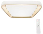 Plafonieră LED dimabilă QUADRO LED/66W/230V 3000-6000K albă/aurie + telecomandă