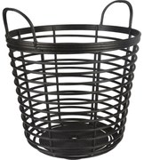 Coș de grădină Downey antracit, 37,4 x în.40 cm ,lemn ecologic