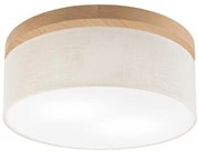 Plafonieră Brilagi BELLADONNA 2xE27/15W/230V d. 40 cm crem/stejar