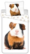 Animale Set de lenjerie de pat cu porcușor de Guineea 140×200cm, 70×90 cm