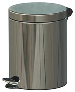 Coș de gunoi cu călcare, 5 l, oțel inoxidabil