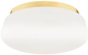 Plafoniera design modern Ombra auriu, alb