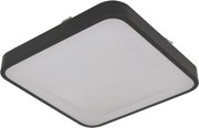 Plafonieră cu senzor WILTON 2xE27/60W/230V 33x33 cm antracit
