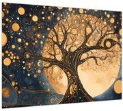 Tablou pe sticlă – Arbore suprarealist (70x50 cm)