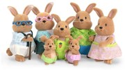 Set de figurine Li'l Woodzeez COTTONBALL familie de iepuri