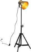 vidaXL Lampă de podea 25 W, alamă antichizată, 35x35x65/95 cm, E27