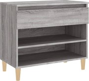 vidaXL Pantofar, gri sonoma, 70x36x60 cm, lemn prelucrat