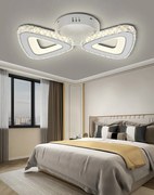 Lustra LED Cu Telecomanda, Elit's Triany Cristal, 72 W