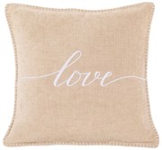 Pernă decorativă Tiseco Home Studio Damian W, 45 x 45 cm, bej