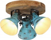 vidaXL Lampă de tavan 25 W, albastru uzat, 35x35x25 cm, E27