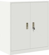 vidaXL Dulap de depozitare Alb 80 x 40 x 90 cm Oțel