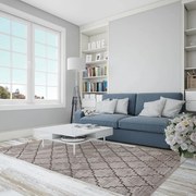 Covor Living Dormitor, Model Fashion 32019 120, Crem Maro