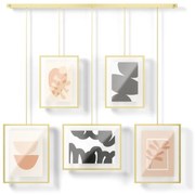 Rame aurii de suspendat 5 buc. din metal 66x69 cm Exhibit – Umbra