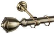 Galerie simpla bara simpla Pluton 25/19 – auriu antic - 300 cm