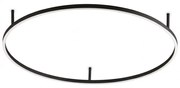 Lustra LED design modern geometric ORACLE SLIM PL D090 ROUND 3000K ON-OFF BK