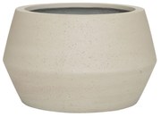 Ghiveci Harley Low, bej moale, dimensiuni multiple - Ghivece ceramice mărimea: S - ⌀ 36, h. 21,5 cm