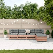 vidaXL Set mobilier de grădină cu perne, 5 piese, lemn masiv douglas