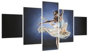 Tablou cu balerina (125x70 cm), în 40 de alte dimensiuni noi