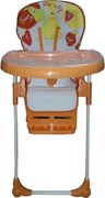 Scaun de masa pentru copii si bebe Baby Care™ reglabil in 3 trepte,pliabil, centura de siguranta, sezut comfortabil, masuta detasabila, functie