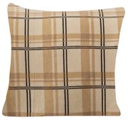 Husa din microplush pentru perna PLAID 40x50 cm crem