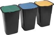 Heidrun Coşuri pentru sortarea deşeurilor, set 3 buc