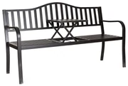 Bancă cu măsuță Happy Green Rea 150 x 60 x 85 cm,negru