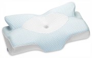 CERVI-SAN MEMORY BLUE, pernă ortopedică cervicală din spumă cu memorie, pentru toate pozițiile de dormit