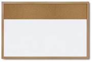 Tablă Combi Board / plută 60 × 90 cm, albă