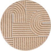 Covor roz deschis rotund ø 120 cm Art 1121 – Ayyildiz Carpets