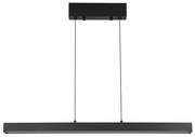 Lustra LED suspendata extensibila Linear negru