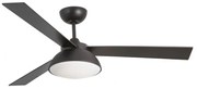 Lustra LED cu Ventilator si telecomanda design modern RODAS maro