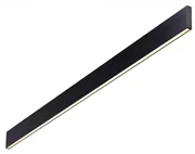Aplica LED Linus 242019, 34W, 3850lm, lumina calda, neagra, IP20, Ideal Lux