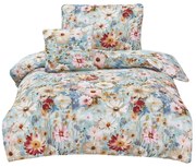 Lenjerie de pat din microsatin pentru pat de o persoană cu 3 piese 140x200 cm Rachel – My House