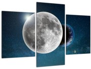 Tablou - Pământul în eclipsa de lună (90x60 cm)