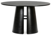 Masă dining rotundă Teulat Cep, ø 137 cm, negru