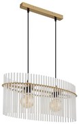 Lustră pe cablu Globo 15698H3M GORLEY 2xE27/60W/230V auriu