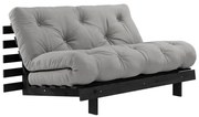 Canapea gri extensibilă 140 cm Roots Black Night – Karup Design