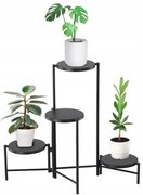 Suport metalic pentru flori - 4 niveluri