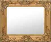 vidaXL Oglindă de perete în stil baroc, auriu, 50 x 40 cm